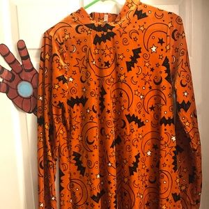 Halloween Velvet Skater Dress